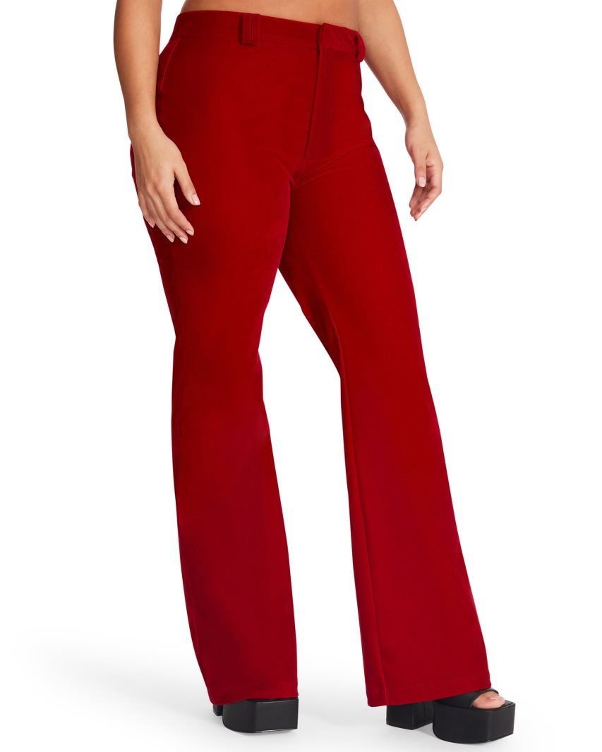 Pantalones Steve Madden Harlow Mujer Rojas | ES QH8SE1